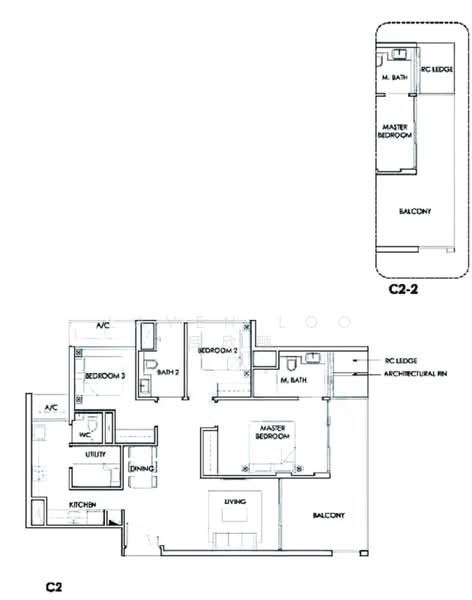 Phoenix Residences, 81 Phoenix Avenue, 3 Bedrooms, 1,098 sqft, Condominium For Sale, by Laven Loo 吕欣颐, 60245458 - PropertyGuru.com.sg