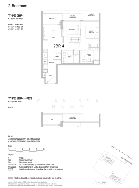 One Marina Gardens, 3 Marina Gardens Lane, 2 Bedrooms, 657 sqft, Apartment For Sale, by Clarissa Hoon, 60245621 - PropertyGuru.com.sg