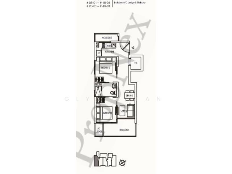 Robinson Suites, 50 Robinson Road, 2 Bedrooms, 603 sqft, Condominium For Sale, by Glynis Tan, 60245659 - PropertyGuru.com.sg