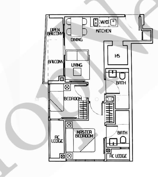 Stellar RV, 408 River Valley Road, 2 Bedrooms, 581 sqft, Condominium For Rent, by Maxx Wong, 60245669 - PropertyGuru.com.sg