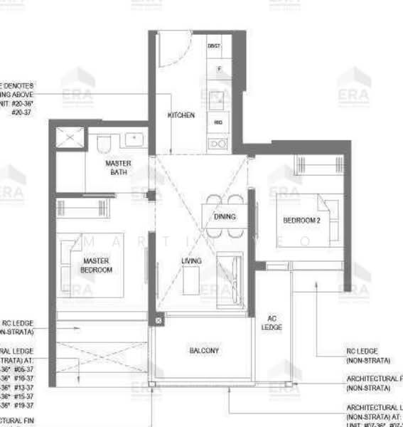 The M, 30 Middle Road, 2 Bedrooms, 592 sqft, Condominium For Rent, by Martin Yeo, 60245700 - PropertyGuru.com.sg