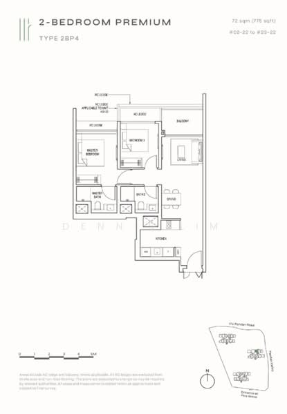 Pinetree Hill, 32 Pine Grove, 2 Bedrooms, 775 sqft, Condominium For Sale, by Dennis Lim, 60245756 - PropertyGuru.com.sg