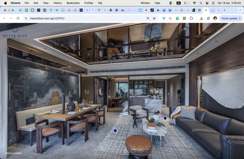 MEYER BLUE, 83 Meyer Road, 3 Bedrooms, 1,141 sqft, Condominium For Sale, by Angie Lua, 60246177 - Living Room - PropertyGuru.com.sg