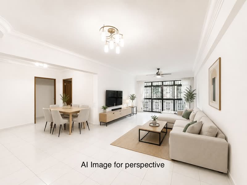 523 Woodlands Drive 14, 523 Woodlands Drive 14, 4 Bedrooms, 1,388 sqft, HDB Flat For Sale, by Madeline Koo, 60246442 - Living Room - PropertyGuru.com.sg