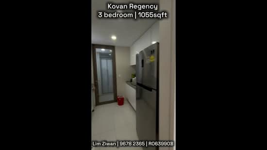 Kovan Regency, 2 Kovan Rise, 3 Bedrooms, 1,055 sqft, Condominium For Rent, by Lim Ziwan, 60246748 - PropertyGuru.com.sg