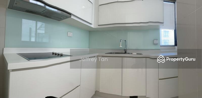 Soleil @ Sinaran, 6 Sinaran Drive, 3 Bedrooms, 1,098 sqft, Condominium For Rent, by Jeffrey Tan, 6389534 - kitchen's pano view - PropertyGuru.com.sg