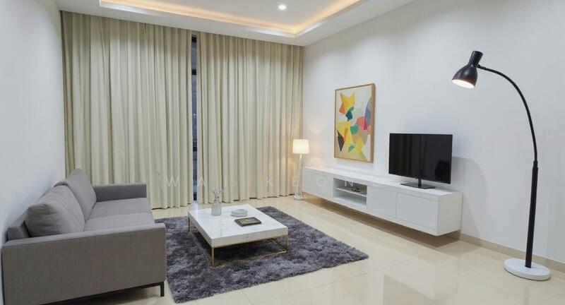 Living area. Staged photo for reference only