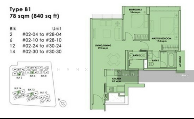 City Square Residences, 8 Kitchener Link, 2 Bedrooms, 840 sqft, Condominium For Rent, by Hans Chee, 684223 - PropertyGuru.com.sg