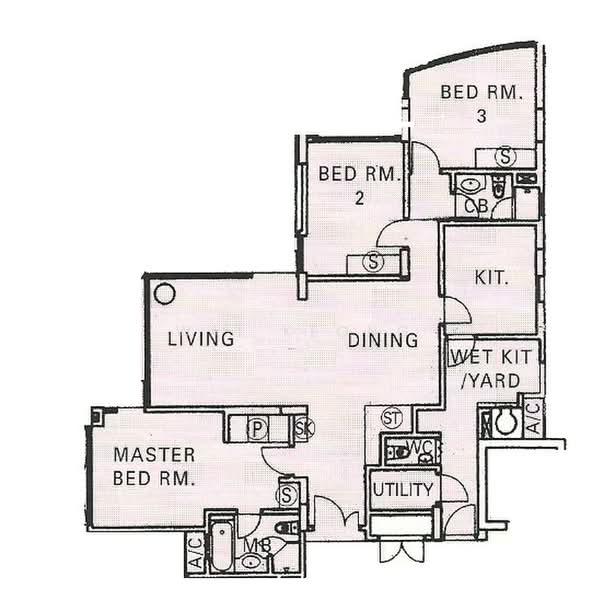 River Place, 60 Havelock Road, 3 Bedrooms, 1,432 sqft, Condominium For Rent, by Wai Keong, 7537938 - 3Beds-1,432sqft - PropertyGuru.com.sg