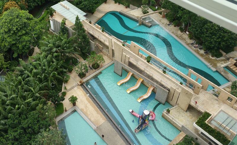 Also enjoy the pool view from your unit