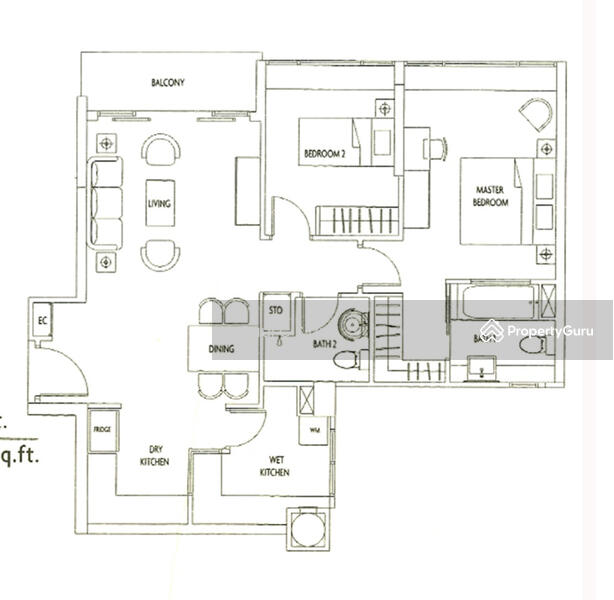 Visioncrest, 37 Oxley Rise, Orchard / River Valley, 2 Bedrooms, 915 sqft, Apartment For Rent, by Paul C S Lim, 9169778 - PropertyGuru.com.sg