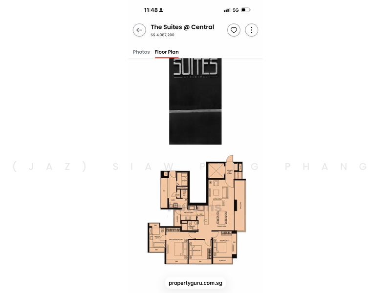 The Suites @ Central, 57B Devonshire Road, Orchard / River Valley, 3 Bedrooms, 1,572 sqft, Condominium For Rent, by (Jaz) Siaw Ping Phang, 9230605 - PropertyGuru.com.sg