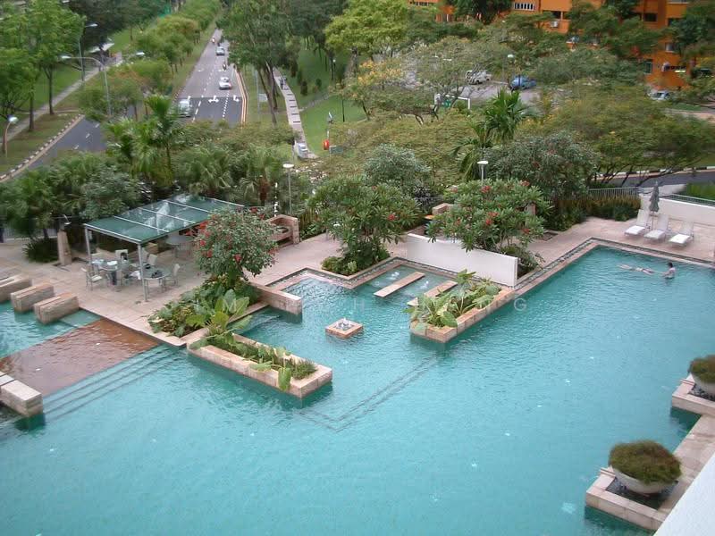 The Jade, 9 Bukit Batok Central Link, Dairy Farm / Bukit Panjang / Choa Chu Kang, 3 Bedrooms, 1,346 sqft, Condominium For Rent, by Sim Poh Heng, 9434692 - Pool View From Balcony - PropertyGuru.com.sg