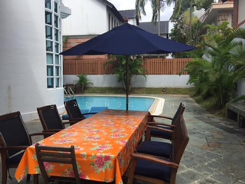 Pinewood Grove, Cedarwood Grove, Admiralty / Woodlands, 7 Bedrooms, 7,500 sqft, Bungalow House For Sale, by Elaine Ting, 9588936 - pool and patio - PropertyGuru.com.sg