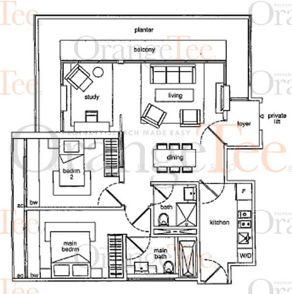 The Mercury, 38 Shanghai Road, 2 Bedrooms, 1,044 sqft, Condominium For Rent, by Mary Hendro, 9828145 - PropertyGuru.com.sg