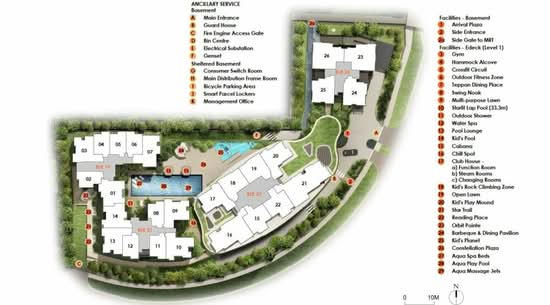 The Antares - Site Plan