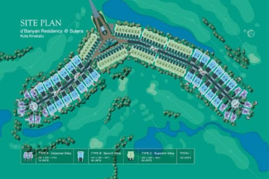 D'Banyan Residency @ Sutera - Site Plan - iProperty.com.my