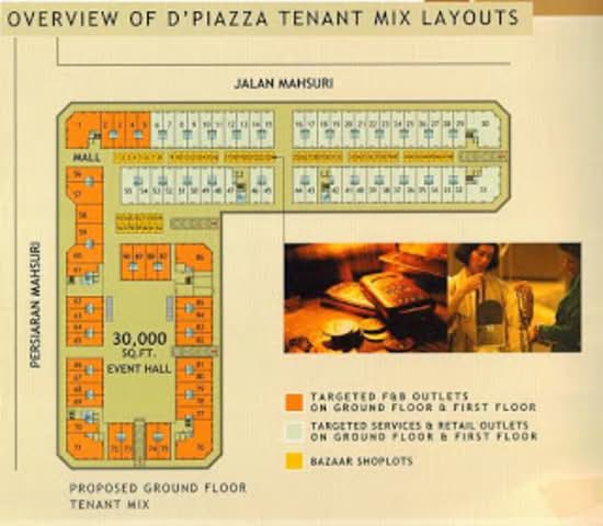 D'Piazza Mall - Site Plan - iProperty.com.my