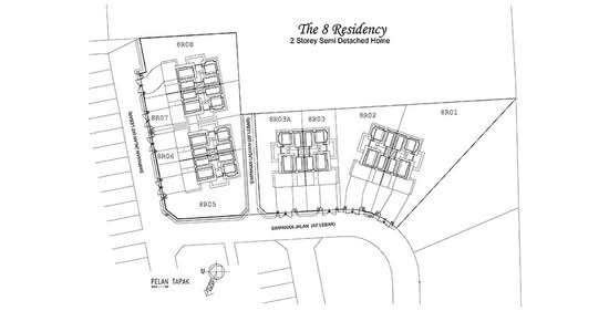 The 8 Residency - Site Plan - iProperty.com.my