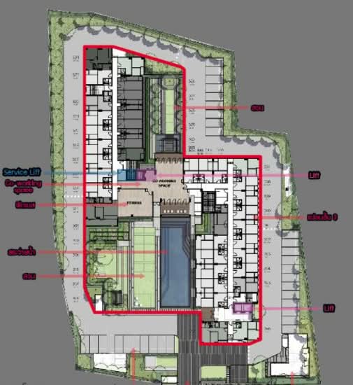 The Origin Phahon-Saphanmai - Site Plan