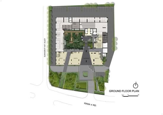 IDEO Sukhumvit Rama 4 - Site Plan