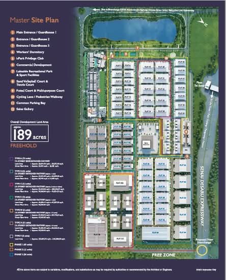 i-Park @ Senai Airport City - Site Plan - iProperty.com.my