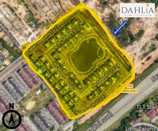 Dahlia, Encorp Cahaya Alam - Site Plan - iProperty.com.my