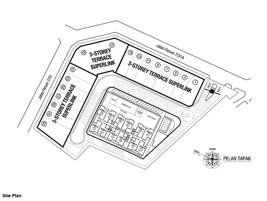 Puncak 7 - Site Plan - iProperty.com.my