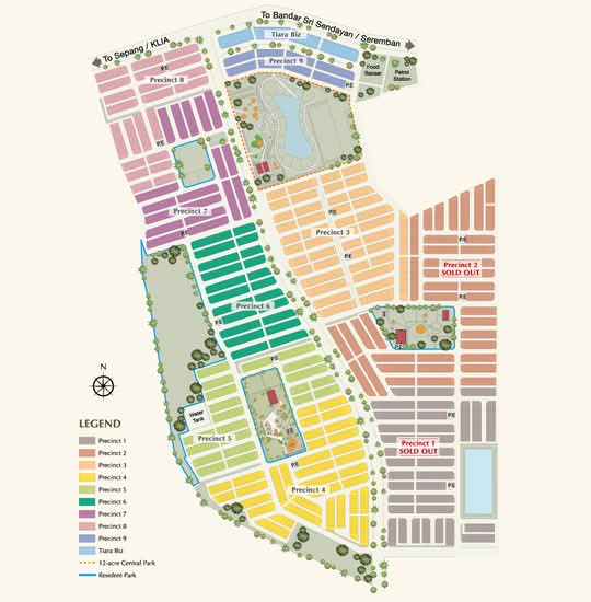 Tiara Sendayan - Site Plan - iProperty.com.my