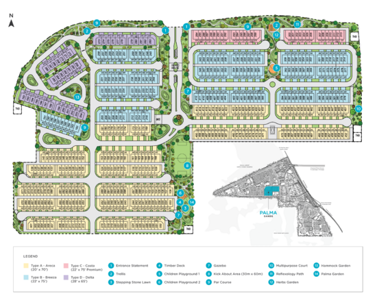 Palma Sands @ Gamuda COVE - Site Plan - iProperty.com.my