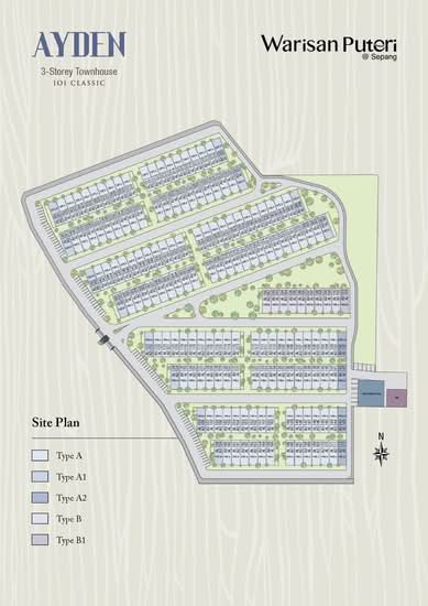 Ayden Townhouse Warisan Puteri - Site Plan - iProperty.com.my