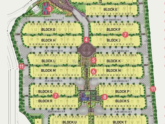 Monet Springtime @ Monet Residences Sunsuria City - Site Plan - iProperty.com.my