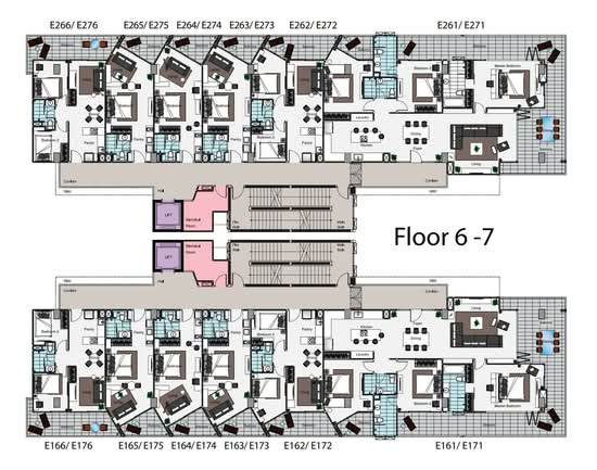 Escape Condominium : เอสเคพ คอนโดมิเนียม - Site Plan