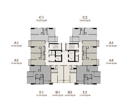 Mayfair Place Victory Monument : เมย์แฟร์ เพลส อนุสาวรีย์ชัยฯ - Site Plan