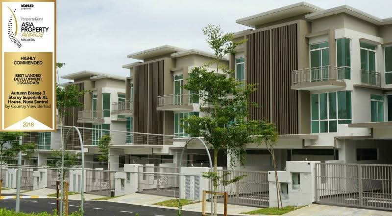 Autumn Breeze 3 Storey Superlink XL House, Taman Nusa Sentral