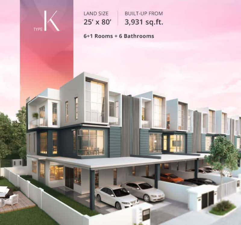 Autumn Breeze 3 Storey Superlink XL House, Taman Nusa Sentral