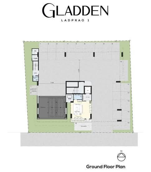 Gladden Condo Ladprao 1 - Site Plan