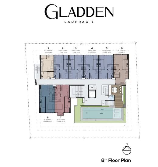 Gladden Condo Ladprao 1 - Site Plan