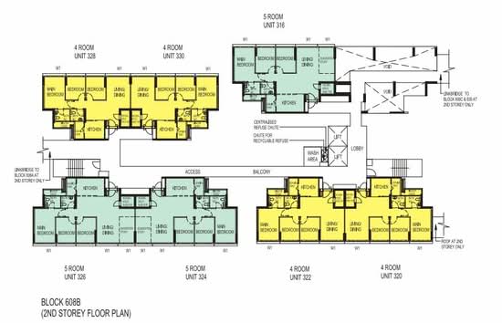 608B Tampines North Drive 1 - Site Plan