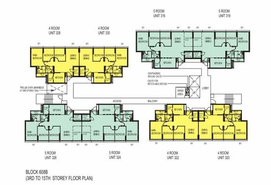 608B Tampines North Drive 1 - Site Plan