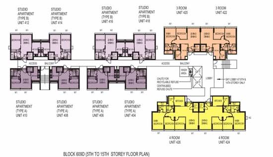 609D Tampines North Drive 1 - Site Plan