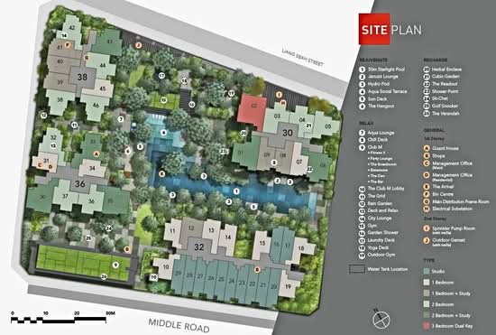 The M - Site Plan