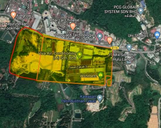 Kawasan Perindustrian Tekali - Site Plan - iProperty.com.my