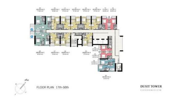 Dusit Grand Tower : ดุสิต แกรนด์ ทาวเวอร์ - Site Plan