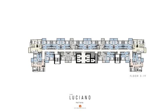 The Luciano Pattaya : เดอะ ลูเซียโน พัทยา - Site Plan
