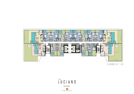 The Luciano Pattaya : เดอะ ลูเซียโน พัทยา - Site Plan