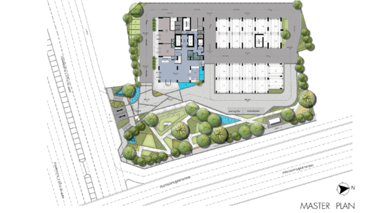 Sapphire Luxurious Condominium Rama III - Site Plan