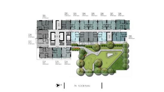 Sapphire Luxurious Condominium Rama III - Site Plan