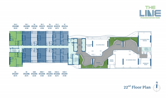 The Line Phahonyothin Park : เดอะ ไลน์ พหลโยธิน พาร์ค - Site Plan
