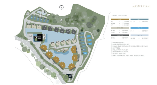 MGallery Residences, MontAzure Lakeside - Site Plan
